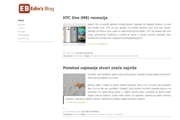 Ari theme site design template sample