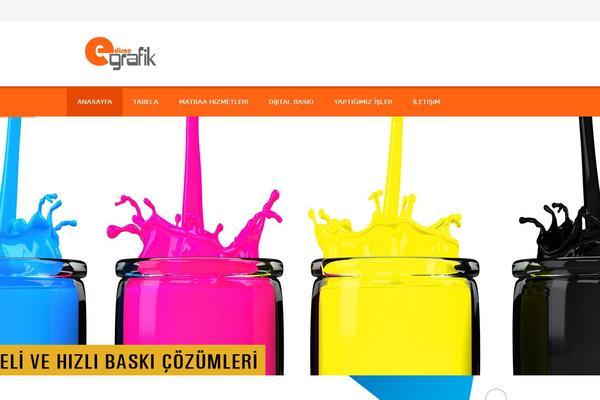 Enix theme site design template sample
