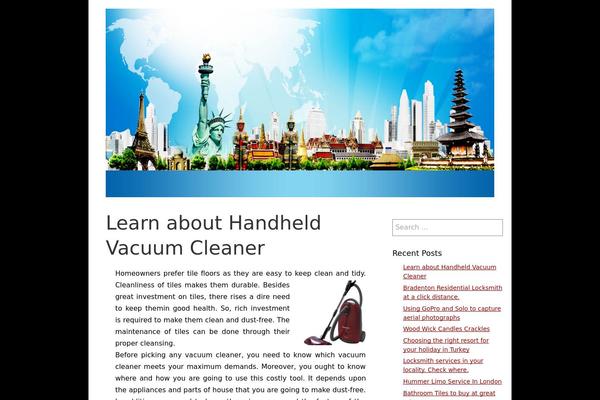 SimplifiedBlog theme site design template sample