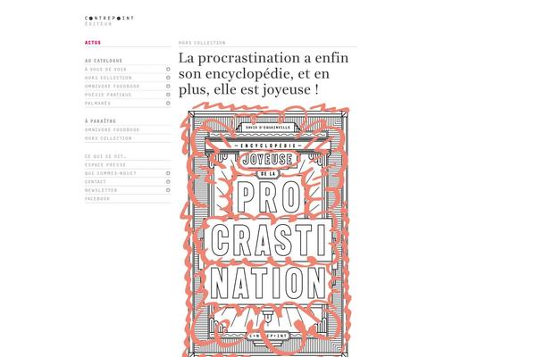 editions-lecontrepoint.com site used Contrepoint