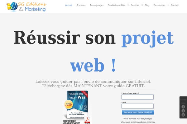 Meet GavernWP theme site design template sample