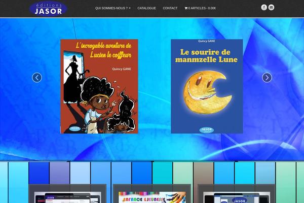 Parallax theme site design template sample