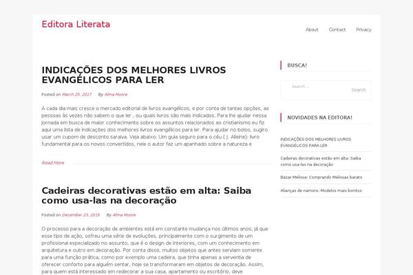 editoraliterata.com.br site used WebDiary