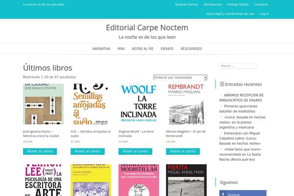Store WP theme site design template sample