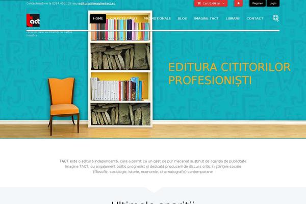Bookshelf theme site design template sample