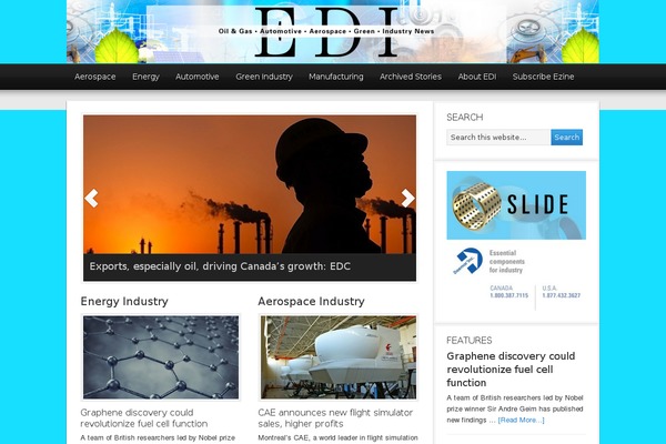 ediweekly.com site used Headway