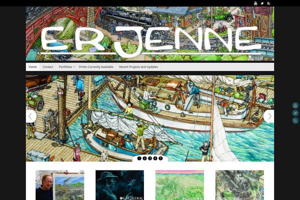 Tempera theme site design template sample