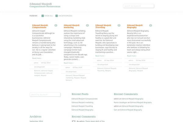 Sampression Lite theme site design template sample
