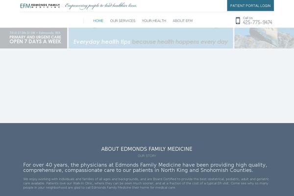 edmondsfamilymed.com site used Healthmedical-wpl