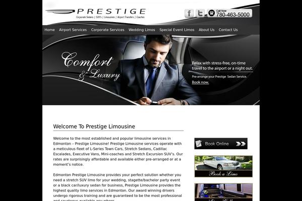 Prestige theme site design template sample