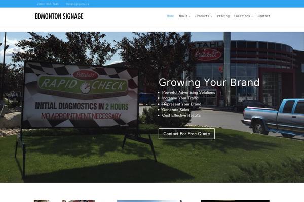 Max theme site design template sample