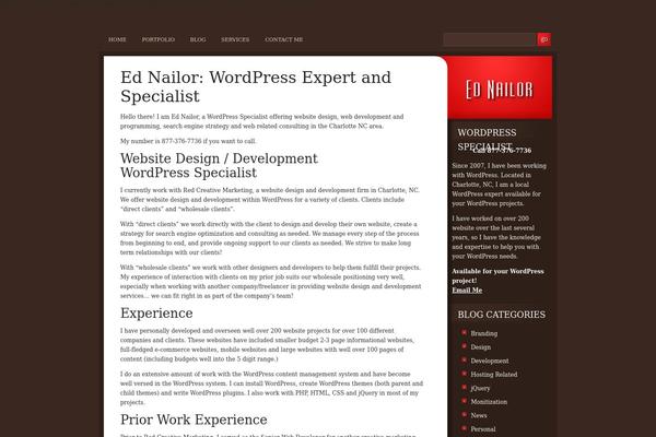 Basic theme site design template sample