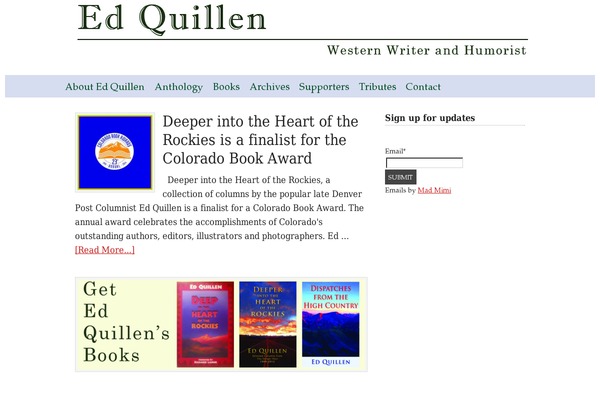 Prose theme site design template sample