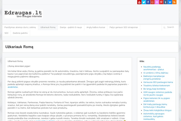 Sa theme site design template sample