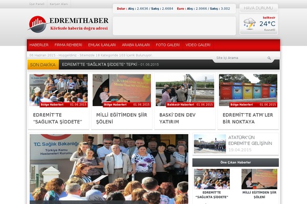 Yhaber theme site design template sample