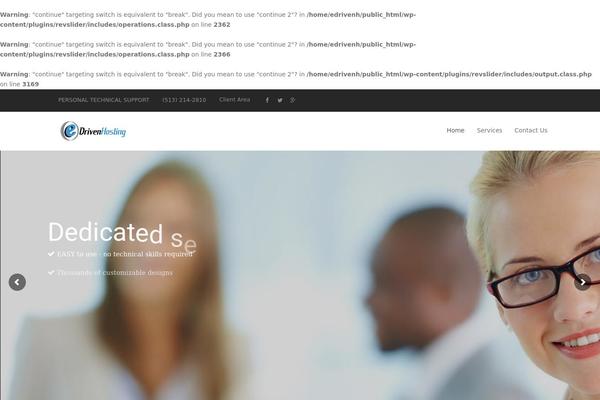 Foxuhost theme site design template sample