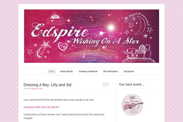 Forever theme site design template sample