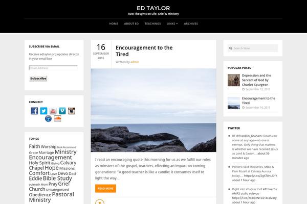GoBlog theme site design template sample