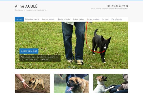 Accelerate theme site design template sample