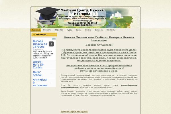 New theme site design template sample