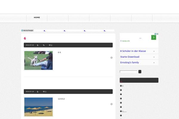 BlogPress theme site design template sample