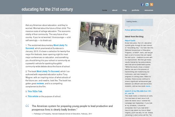 edu21c.com site used Edu_theme