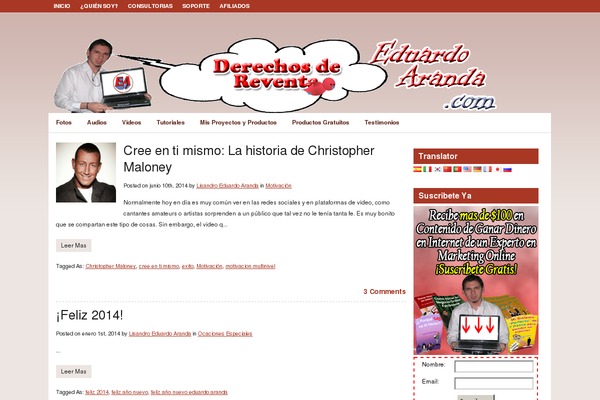 Site using YouTube plugin