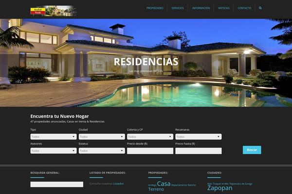 Realestate-5 theme site design template sample