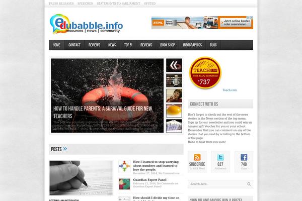 avenue theme site design template sample