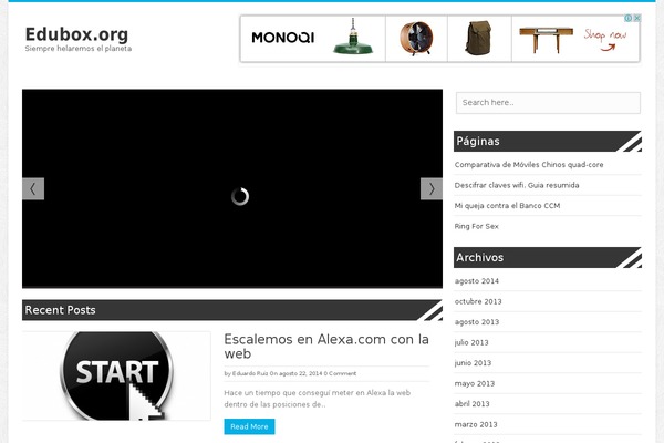 Site using Simple Ads Manager plugin