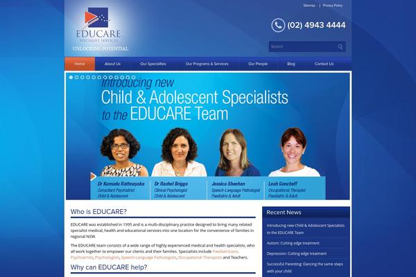 educare.net.au site used Educare
