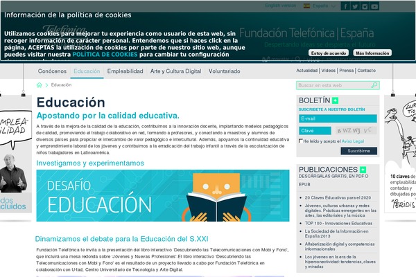 educared.net site used Fundacion-telefonica