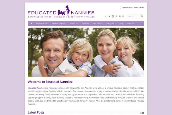 Aqua theme site design template sample