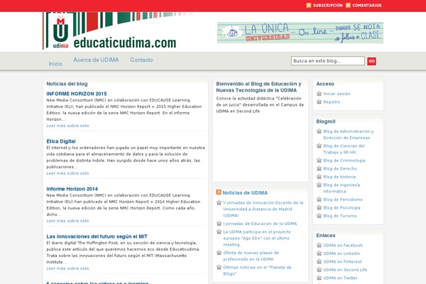 educaticudima.com site used Udima