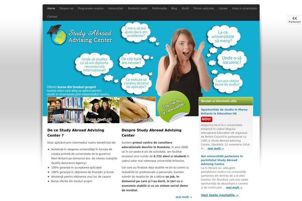 Education theme site design template sample