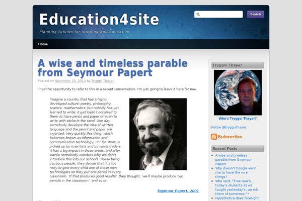 Third Style theme site design template sample