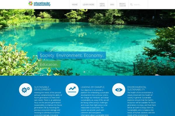 Infinite theme site design template sample