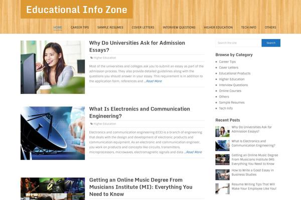 Spike theme site design template sample