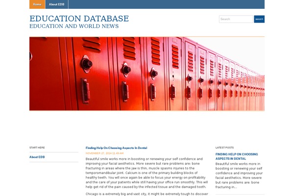 Academica theme site design template sample