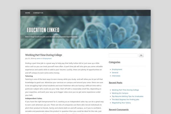 deCente theme site design template sample