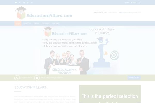 Construct theme site design template sample