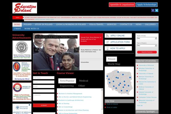 Site using RVM - Responsive Vector Maps plugin