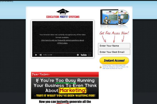 Site using Wp_optin_pro plugin