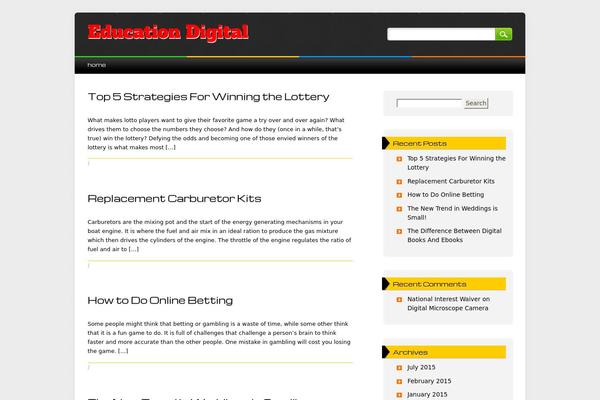 Arb theme site design template sample