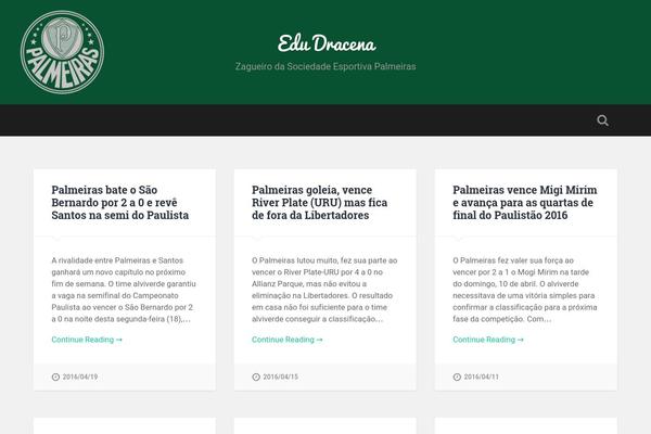 Baskerville theme site design template sample
