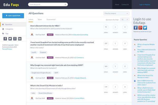 QAEngine theme site design template sample