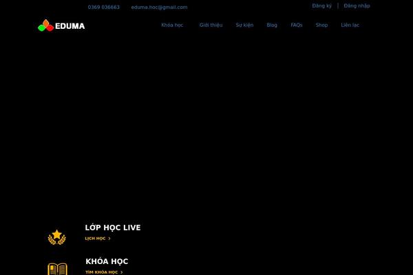 Eduma-child theme site design template sample