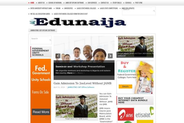TheNews theme site design template sample