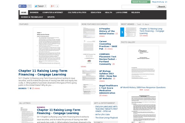 Buzznews theme site design template sample