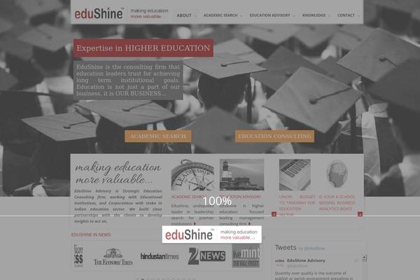EDU theme site design template sample